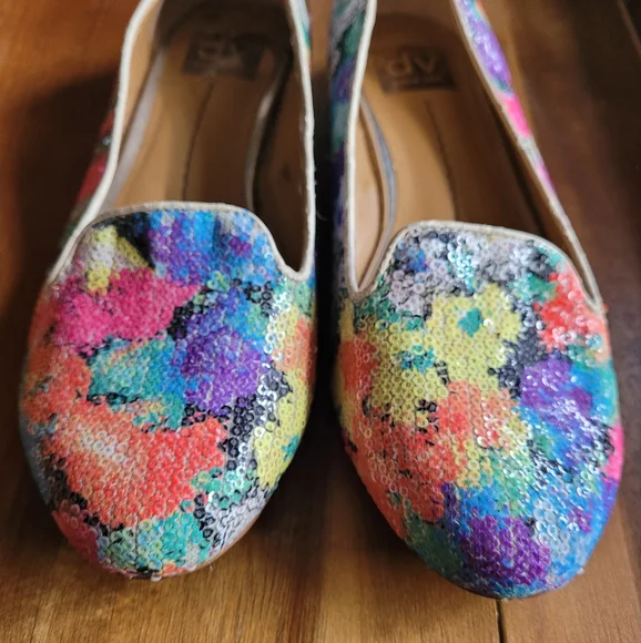 Dolce Vita Hanna Botanical Sequin Loafers - Picture 4 of 10